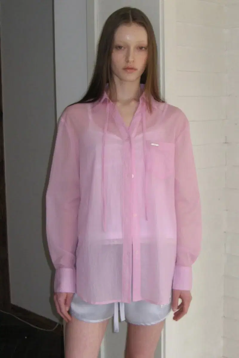 ROSE FRANTZ Mesh Rose Overfit Jumper 白 ROSE FRANTZ Mesh Rose Overfit Jumper 白 로제프란츠Mesh Rose